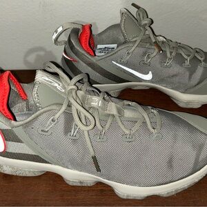 New Nike Lebron XIV 14 Men Low Dark Stucco “Olive Green” 878636-003 Size 11.5